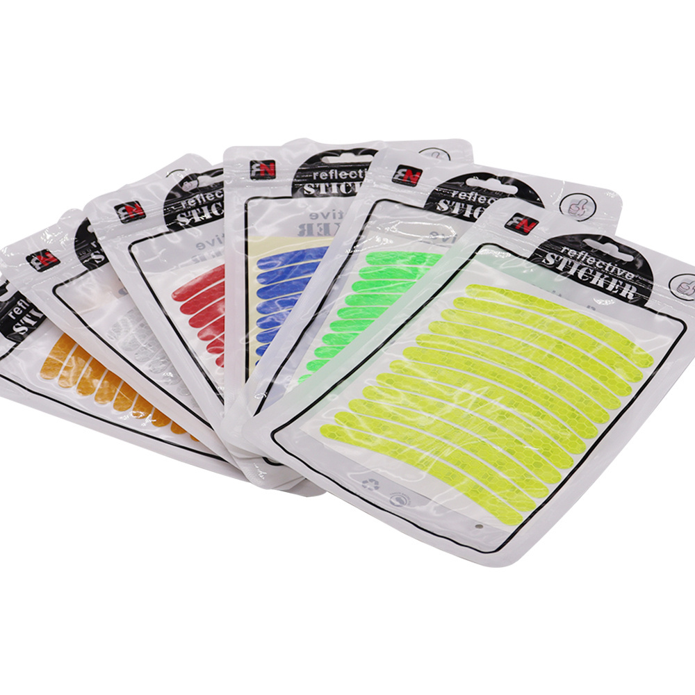 Reflections Strip 12pcs/set High Visibility reflective tape PVC material Safety reflective tape