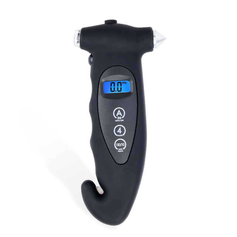 5 in 1 150 PSI 4 Settings  High Accuracy Auto Digital Tire Air Pressure Gauge Monitoring Tools Meter