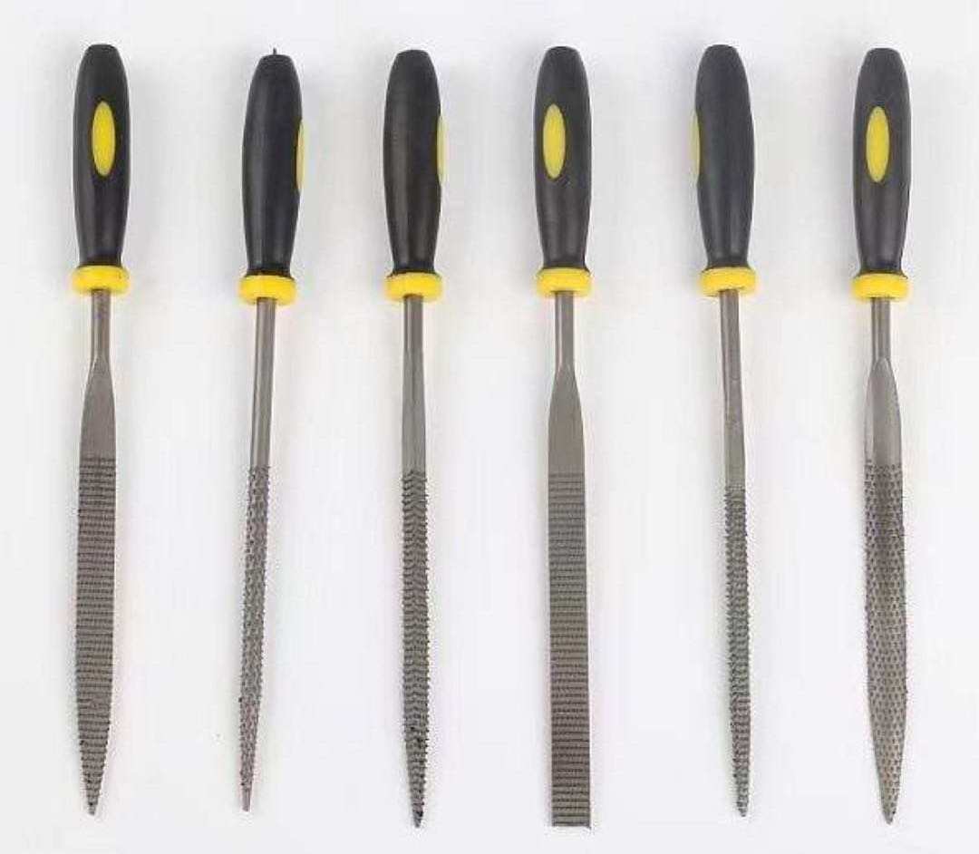 6 Piece Mini Needle File Wood Rasp Filing Set