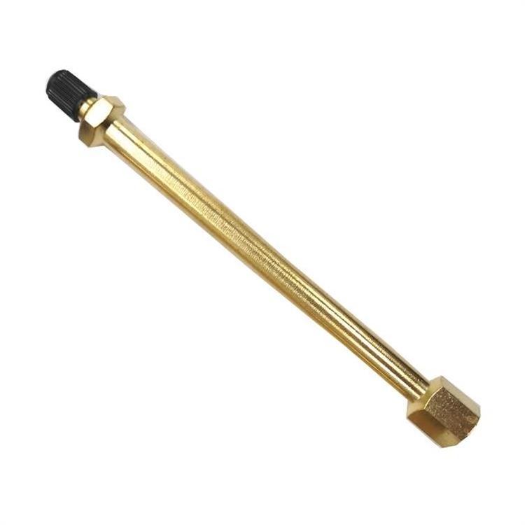 Auto Car Truck Brass Wheel Tire Valve Extension Tube with Caps