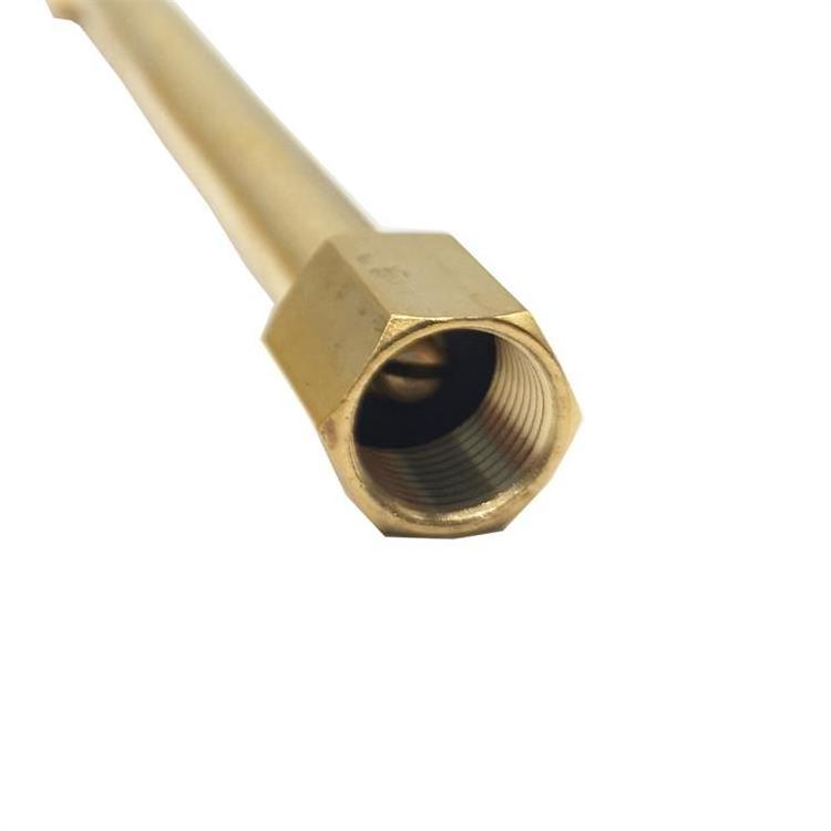 Auto Car Truck Brass Wheel Tire Valve Extension Tube with Caps