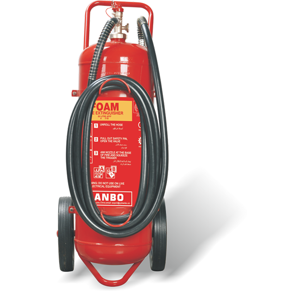 Ce approved Polished Stainless Steel SUS AFFF Mobile Stainless Steel Foam Fire Extinguishers