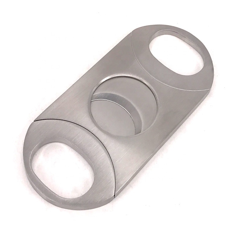 Stainless Steel Sharp Cigar Cutter Double Blade Cigar Knife