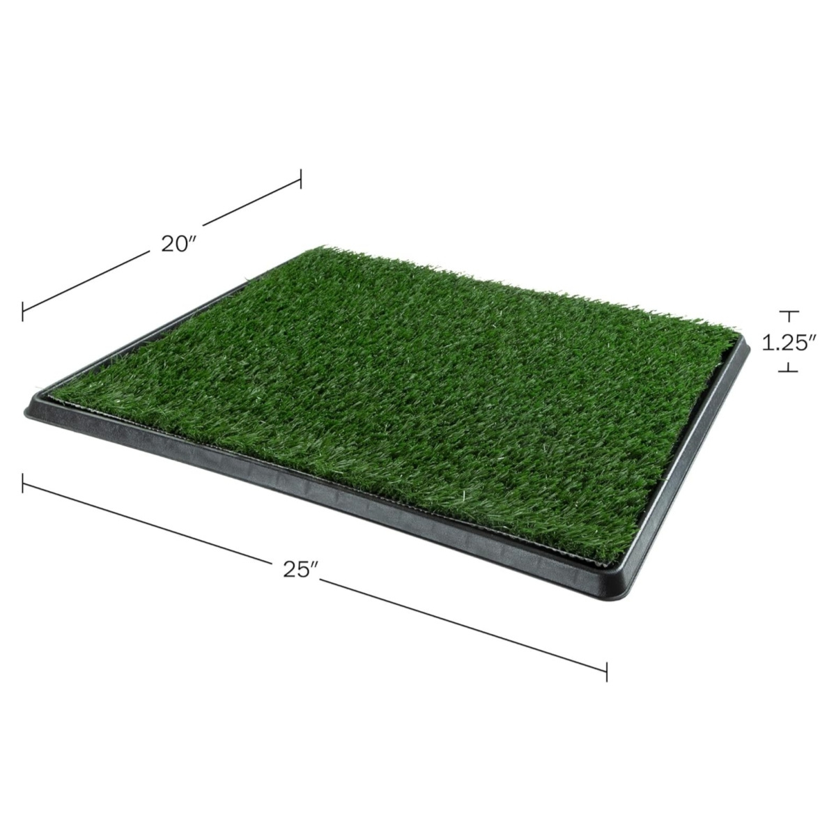 Puppy Pee Tray Relief Training Artificial Grass Mat Easy Clean Removable Pet Dogs Indoor Toilet