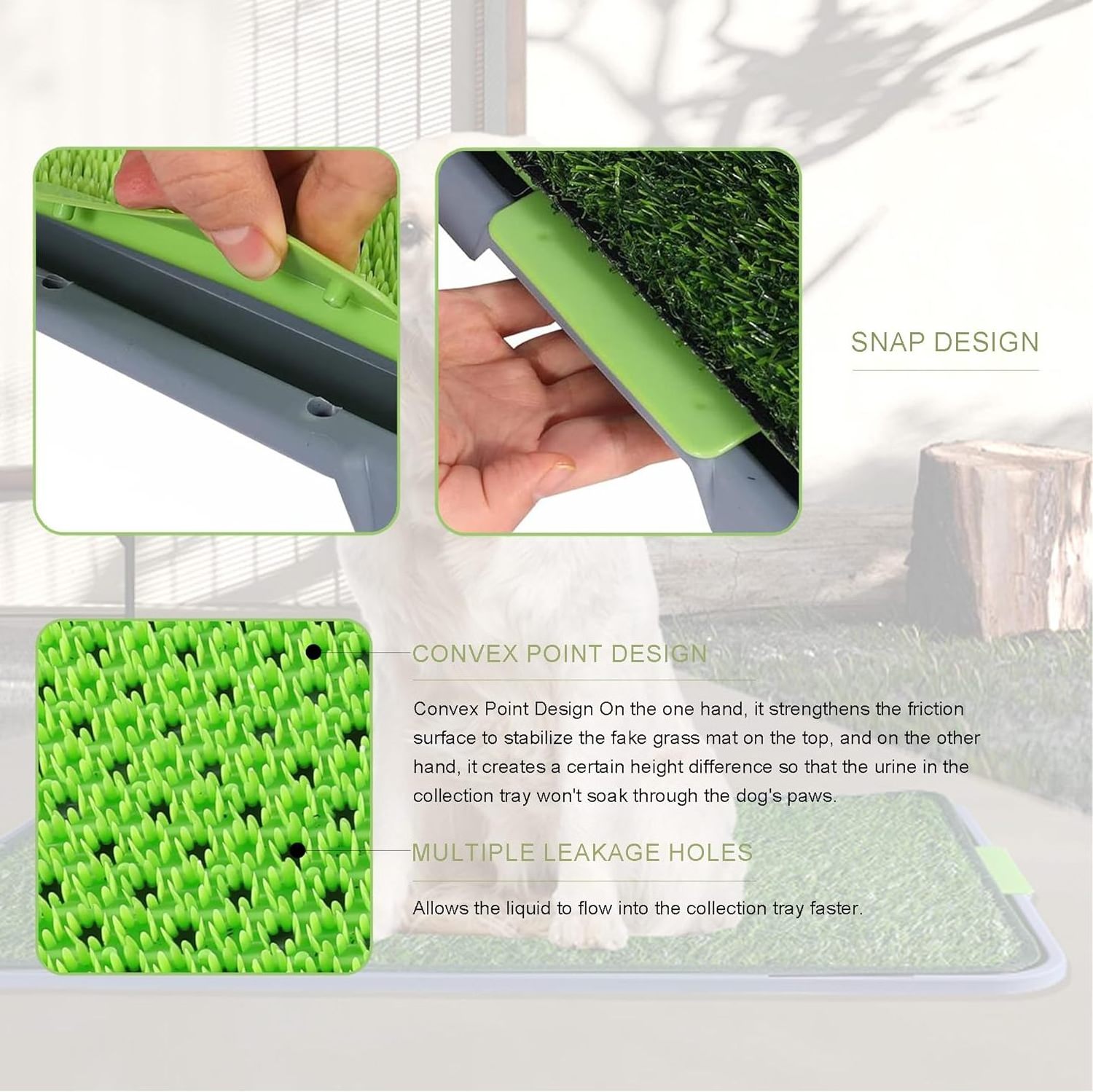 Artificial Grass Patch Puppy Dogs Indoor Designated Defecation Pets Pee Mats Pad Toilet