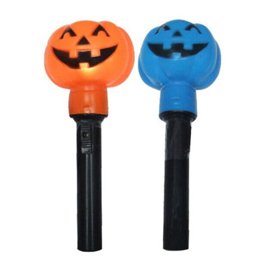 Mini Plastic Halloween Pumpkin Shape Flashlight LED Torch