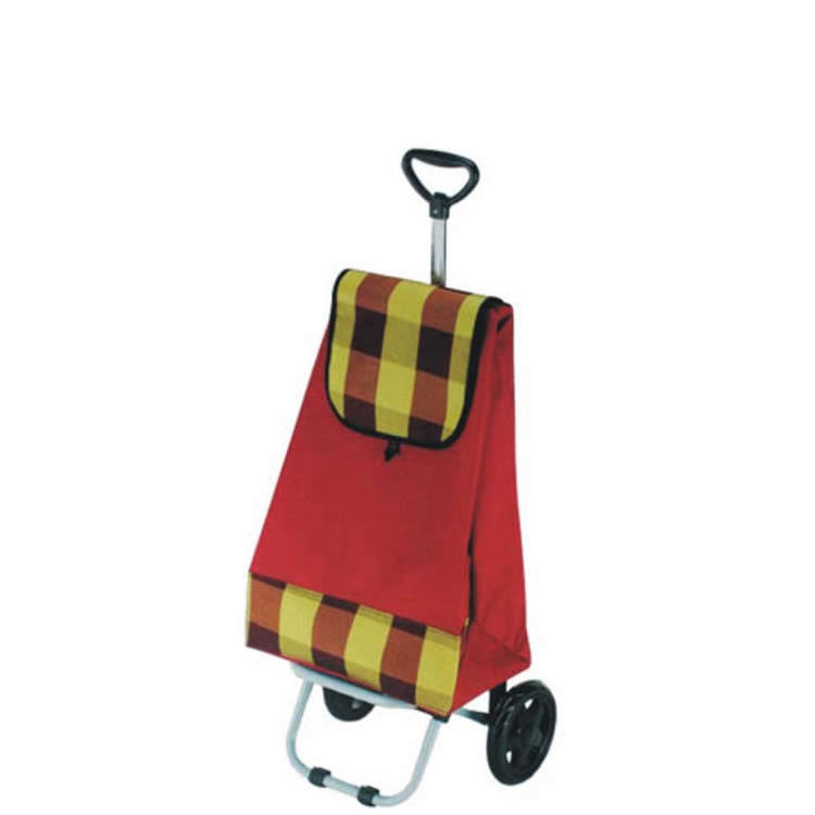 Custom super market Shopping trolley cart folding 2 wheels trolley bag Cart