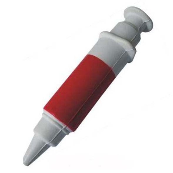 PU Injection Syringe Stress Ball Squeeze Toy with Logo