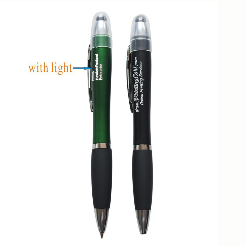 Cheap Lighted Tip Flashlight LED Pen Aluminum Ball Pen with Light