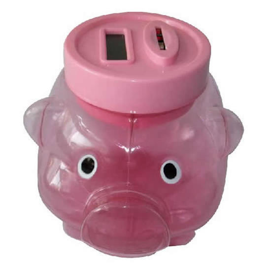 PVC Piggy Coin Bank Digital Electronic counting coins Piggy bank