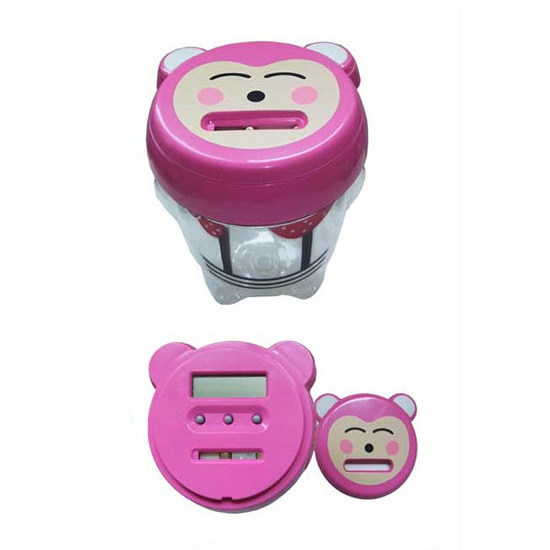 PVC Piggy Coin Bank Digital Electronic counting coins Piggy bank