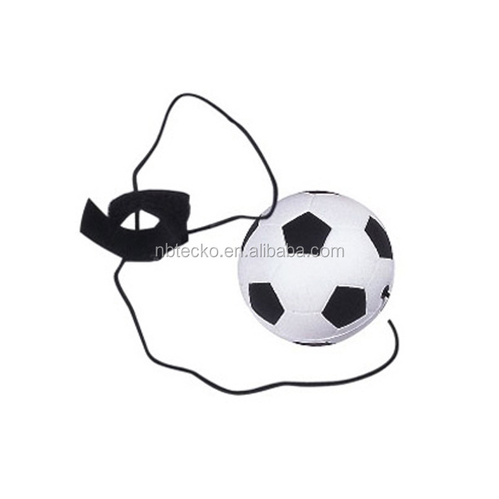 Safty Soft PU YOYO Ball Elastic String and Wrist Band Toy Rebound Stress Ball Toy Bounce Return Training Ball