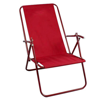 Outdoor Foldable Beach Chair with Sun Shade and Cupholder