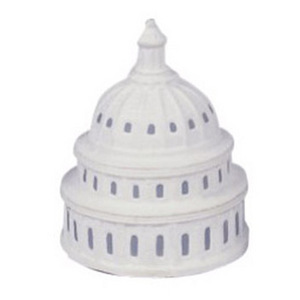 PU White House Stress Ball White Palace Stress Reliever Toy