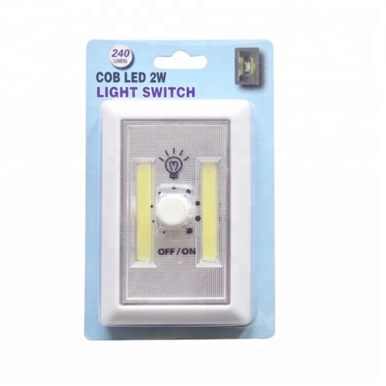 Battery Operated Dimmable Emergency COB Closet Light Switch Light