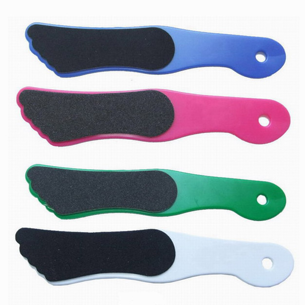 Colorful Plastic Foot File Pedicure Pumice Stone Tool