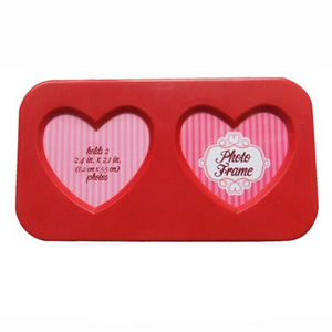 Custom Printing Plastic Heart Shaped Photo Frame Picture Frame