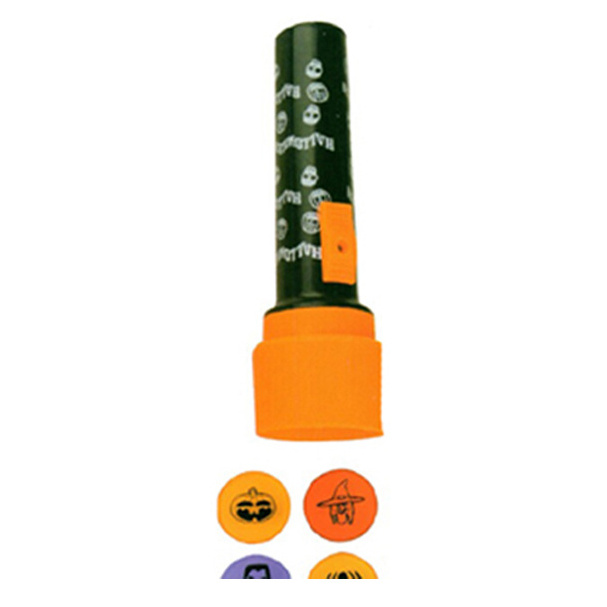 Kids Halloween Pumpkin Flashlight Trick or Treat Handheld Citrouille Torch