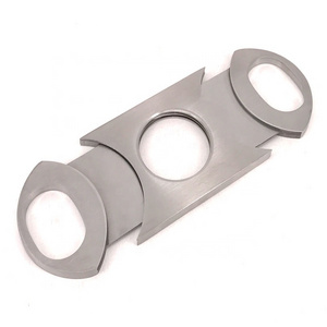 Stainless Steel Sharp Cigar Cutter Double Blade Cigar Knife