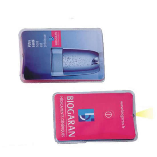 Promotional gift  Pocket Credit business Card mini LED  flat flashlight