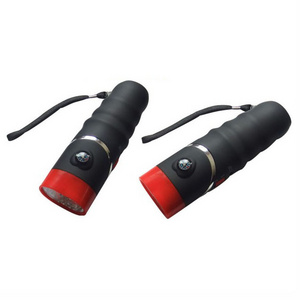 180 Degree Rotation Self-pumping Hand Crank Dynamo Torch LED Flashlight