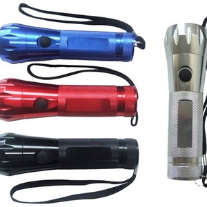 Promotional gift Portable 9 LED AAA Battery powered small handheld Aluminum torches flashlight