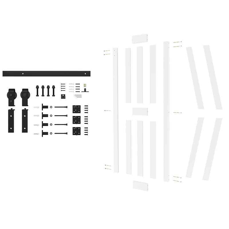 Bi Fold Barn Doors Manufacture Wood With Hardware Included