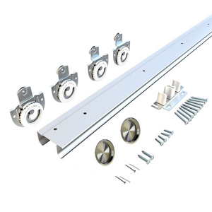 sliding barn closet door hardware kit, double door closet, wardrobe, cupboard door fittings