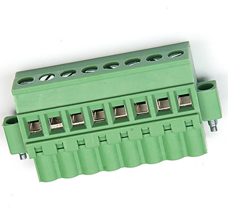 5.08mm Pitch  Pluggable Terminal Block with Fix Ear  5.08mm Pitch 300V 15A  XS2ESDK-5.08  KF2EDGKAM-5.08