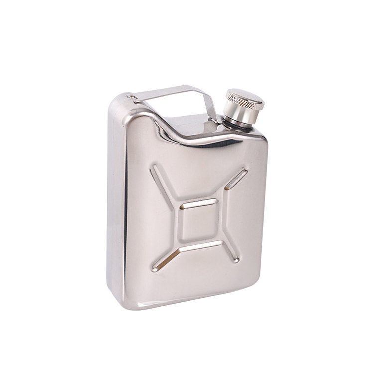 High Quality Portable 5oz Stainless Steel Small Liquor Alcohol Bottle Jerry Can Hip Flask