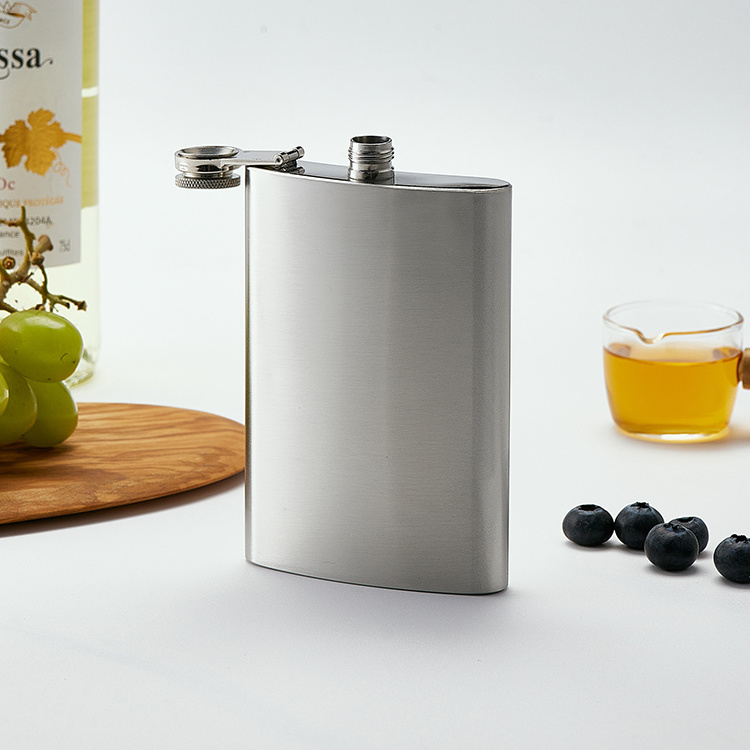 Custom Logo Travel Camping Wedding Party Gift 9oz Stainless Steel Liquor Alcohol Whiskey Hip Flask