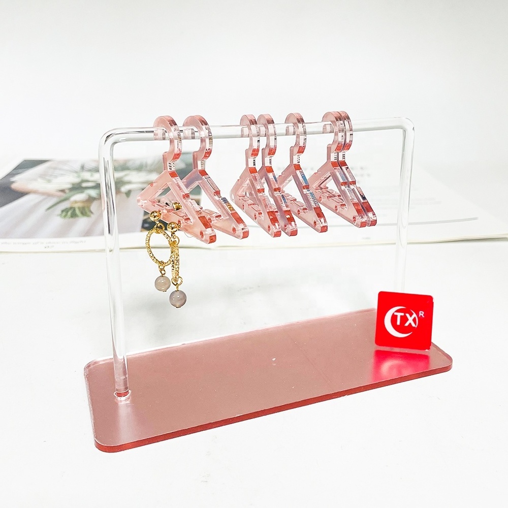 TX Hang in There Earring Organizer Adorable Dresser Top Earring Display Earring Hangers For Girl Friends' Gift Jewelry Storage