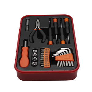 29pcs hand tool sets hey key socket precision screwdriver bit set mini household tool kit