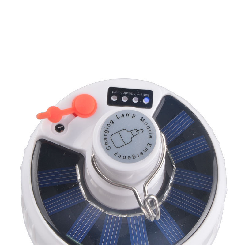 Solar LED Charging Energy-saving Bulb Light Portable Frame Mobile Outdoor LED Rechargeable Powered Emergency Lamp