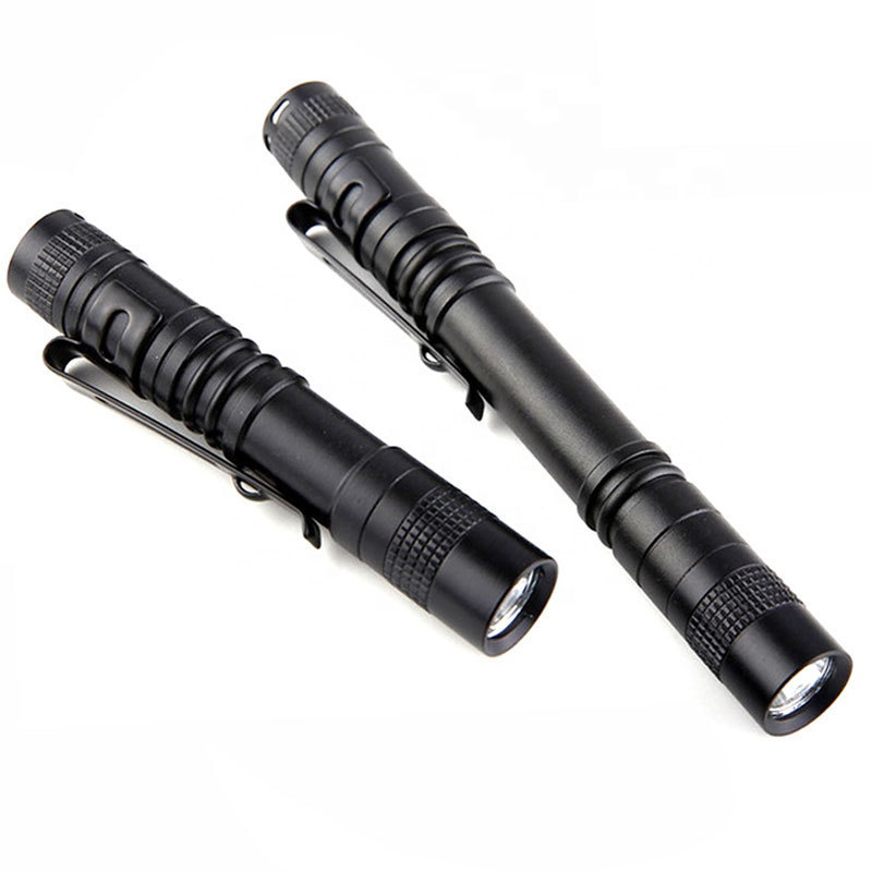 Inspection Beam Penlight With Adjustable Pocket Clip Bright 3W 150 lumens White LED Torch Tactical Waterproof Pen light