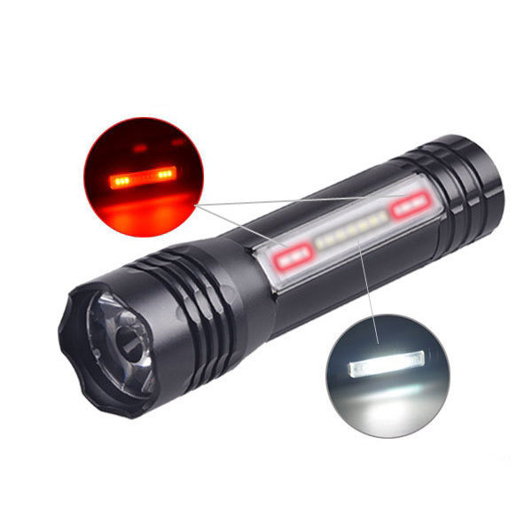 Magnetic Base With Side LED Flashlight Waterproof Multipurpose LED Torch Light