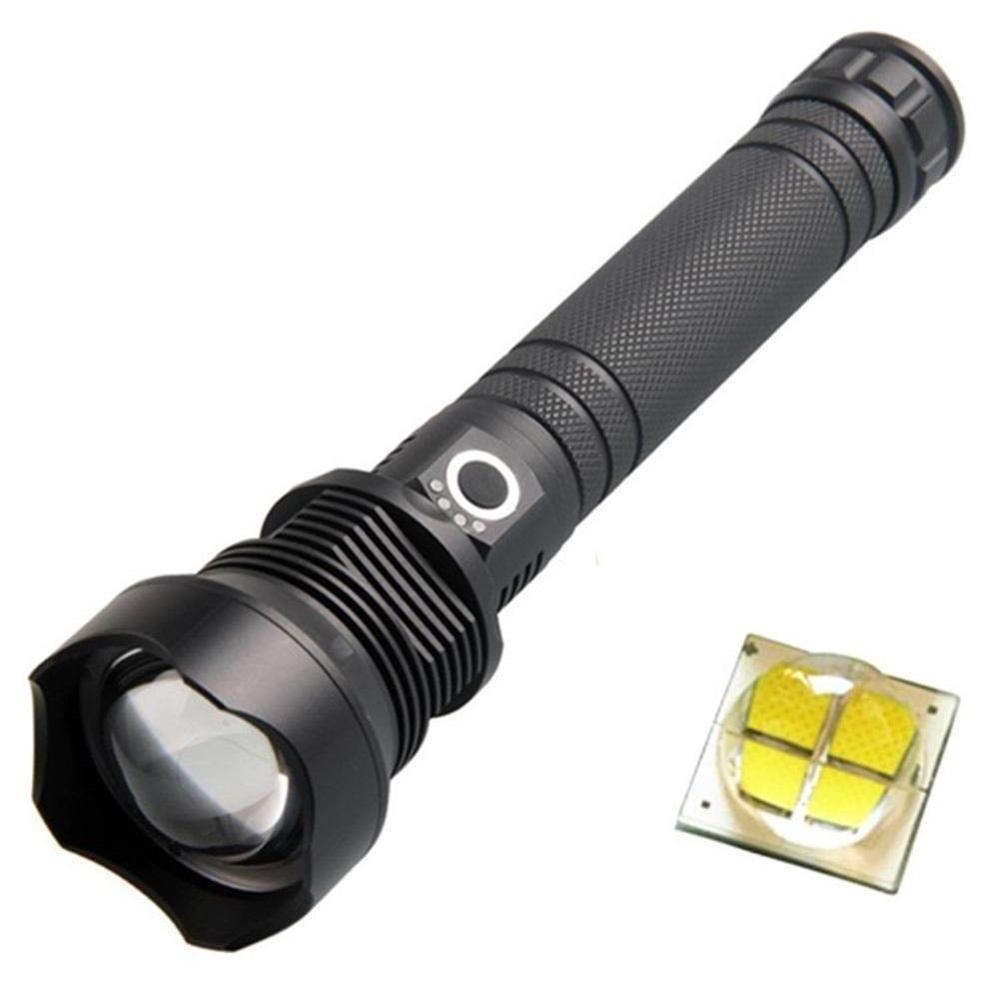 200000LM XHP70 LED USB Rechargeable Torches Super Bright Telescopic Zoom Waterproof High Power Flashlight for Outdoor Sports