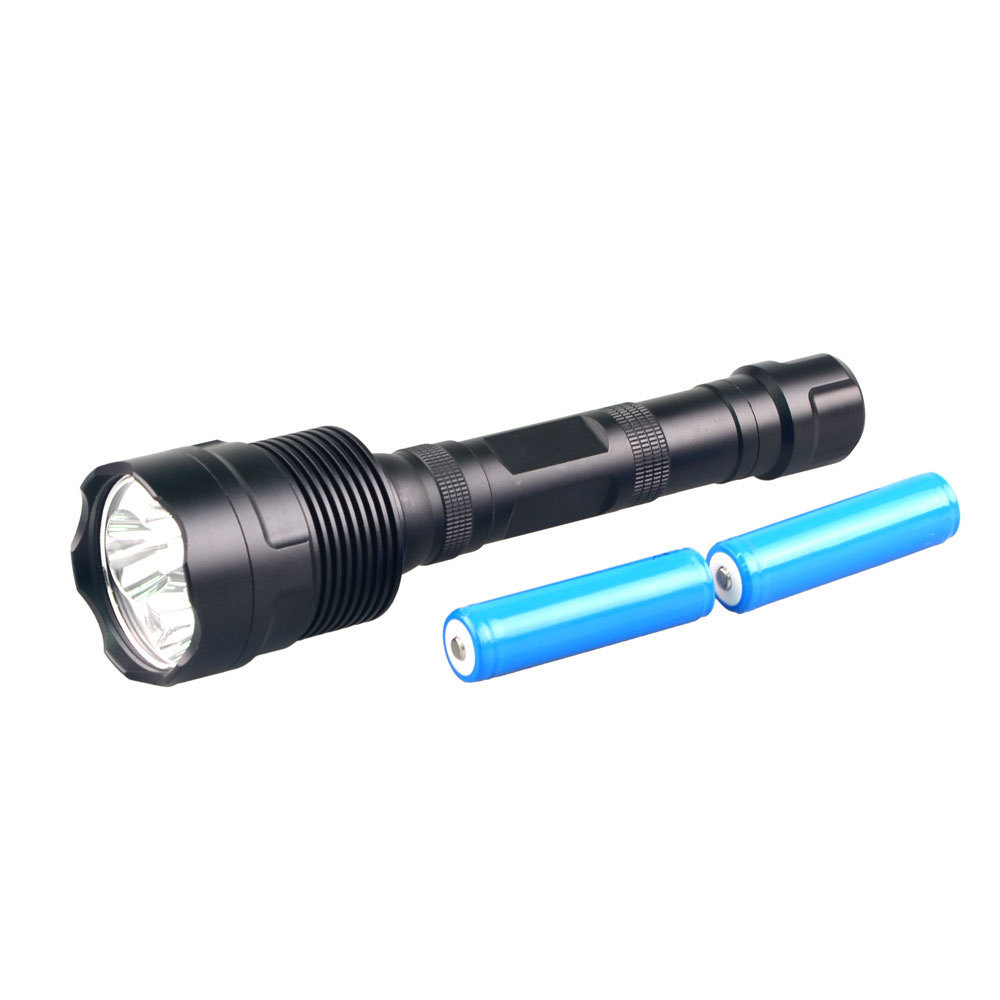 UV Rechargeable Flashlight 30W 395nM 365nM Amber Detector UV Flashlight For Fishing Lures