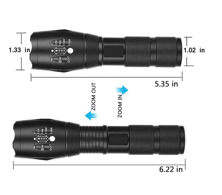 Animal Night Hunting IR Illuminator Flashlight Infrared 5W 850NM Red Torch Light Lantern