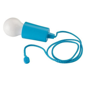 Colorful Light Weight Lamp Portable Outdoor Camping 3*AAA Battery LED Pull Cord Pull Cord Lamp Bulb