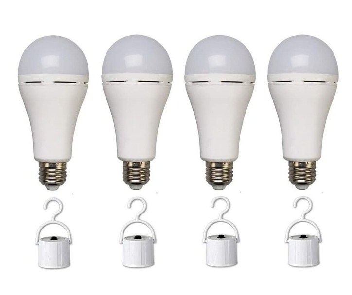 Rechargeable Led Plastic  E27 9W 12W 15W 18W Battery Powered Light Led Emergency Bulb Energy Saving Indoor Lighting Bulb