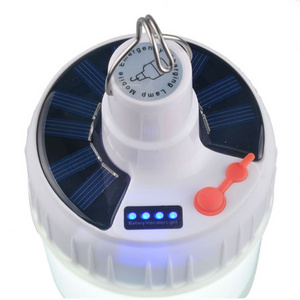 Solar LED Charging Energy-saving Bulb Light Portable Frame Mobile Outdoor LED Rechargeable Powered Emergency Lamp