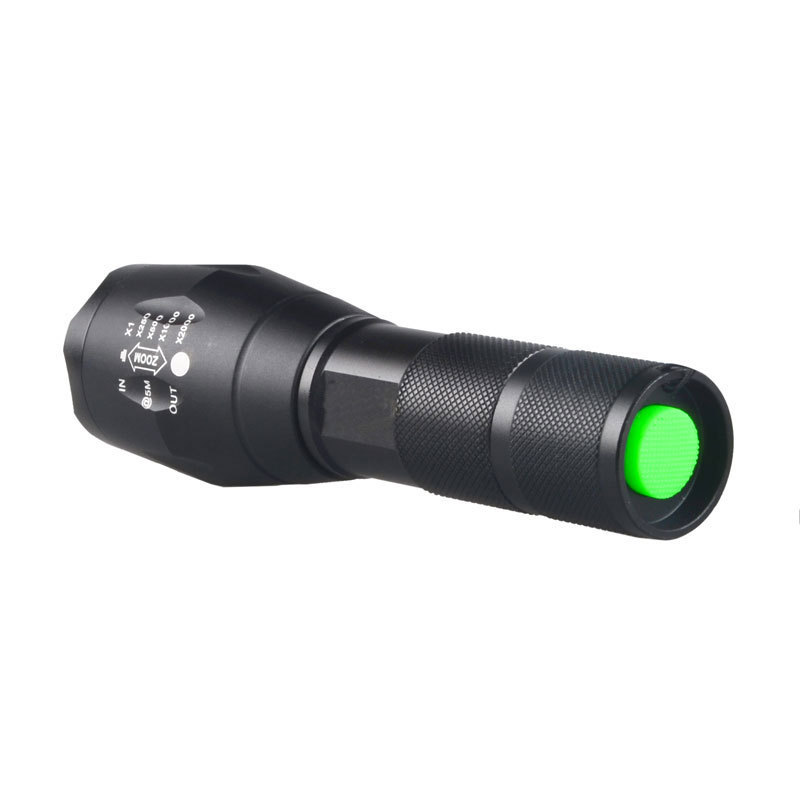 LED Tactical flashlight Brightest Max 800 Lumens, High Power Zoom 5 Modes With Strobe Torch Light For Camping,Survival