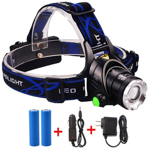 Hotsale Outdoor Headlight Rechargeable 18650 Zoom Head Torch Waterproof T6 LED 1000 Lumens Camping Headlamp