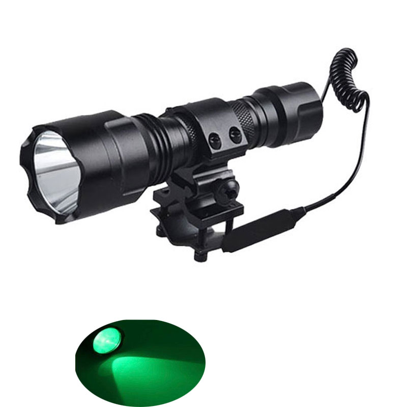 best self defense beam tech 3 color lenses XML T6 LED 18650 lithium automotive  lamp Flashlight torch