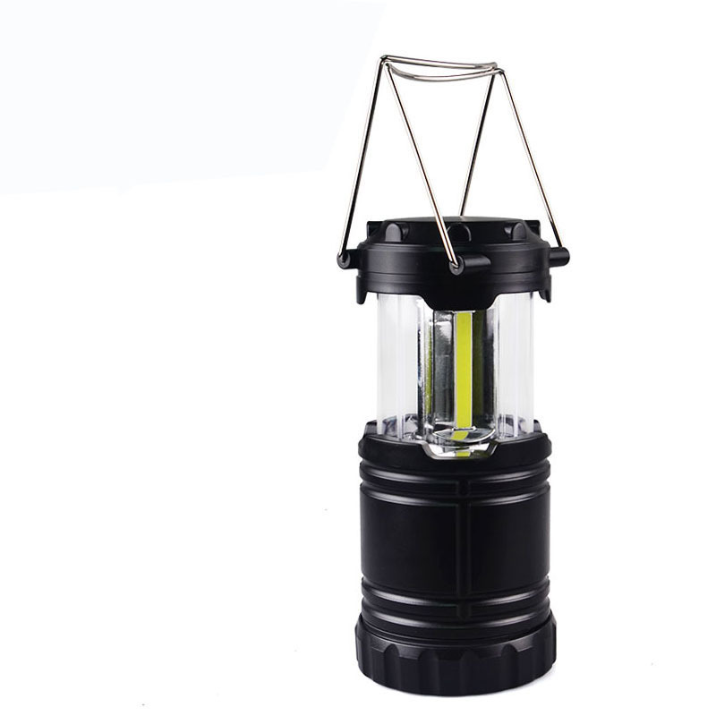 Outdoor Portable 3W Battery Operated Collapsible Camping Hanging Lights Lantern Stand Flashlight