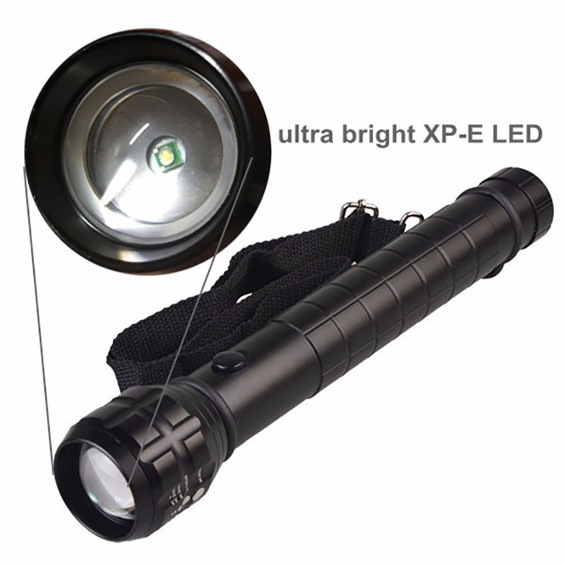 High Quality Explosion-Proof LED Torch Light Rechargeable Power Source IP65 Rating 3D Battery Operated High Power XPE Light