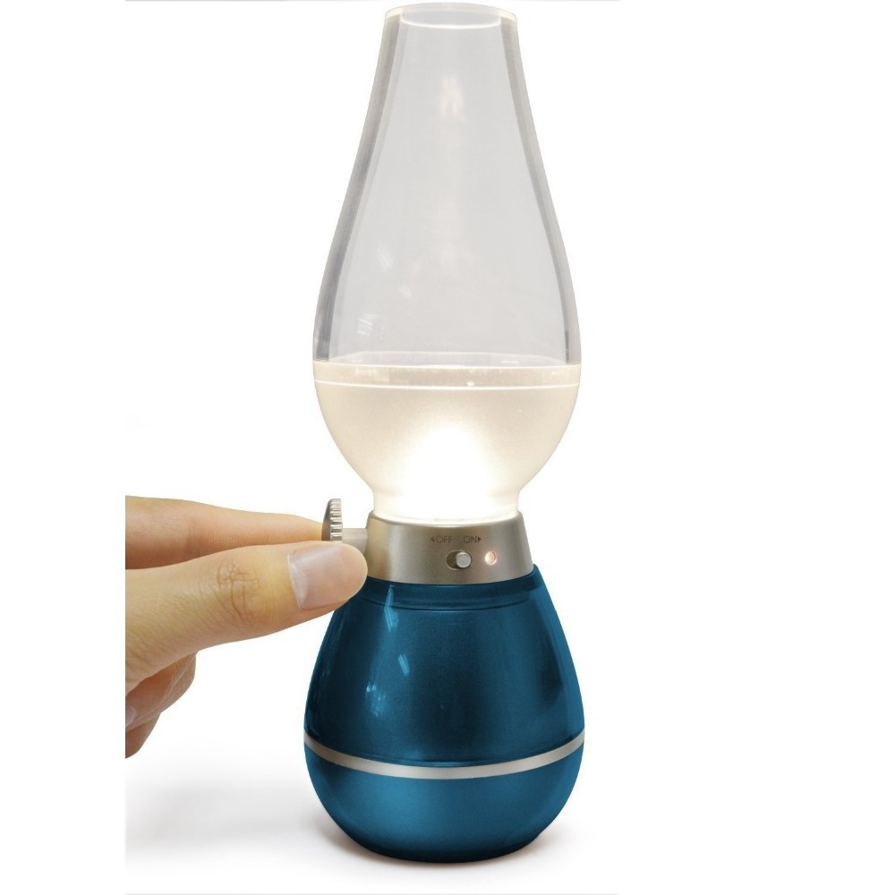 Online Best Service Retro Kerosene Oil Table Lamp Camping Lantern With Candle Flickering Effect