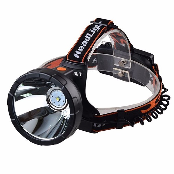 Minier Safety Helmet Used Headlamp / Wide Angle And Huge Beam Headlamp With Plastic Helmet Clip