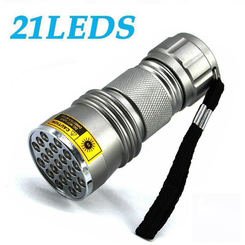 UV Violet 12 21 51 100 LED Inspection Jade Detector UV Torch Lamp 365Nm 395Nm Light Flashlight